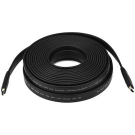 FLAT STANDARD HDMI CABLE_ 35FT BLACK