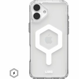 UAG CASE IPH16 PLUS PLYO MGSF- CLEAR/WHT