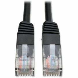 Eaton Tripp Lite Series Cat5e 350 MHz Molded (UTP) Ethernet Cable (RJ45 M/M), PoE - Black, 10 ft. (3.05 m)