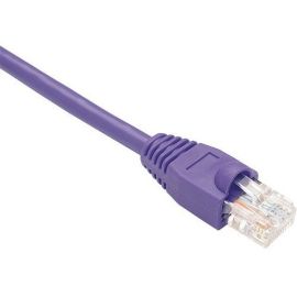 UNC CAT6 PATCH CABLE, 09 FT PURPLE WITH BOOTED. HIGH-PERFORMANCE CAT6 ETHERNET C