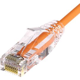 UNC CAT6A SLIM PATCH CABLE 09 FT ORANGE