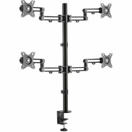 Tripp Lite by Eaton TV Monitor Flex-Arm Desktop Clamp Quad-Monitor 13-27in Displays