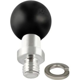 RAM 1IN BALL CONNECTED TO A 3/8IN-16 THREADED POST