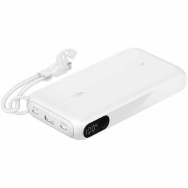 BOOSTCHARGE POWER BANK 20K W/ DISPLAY WHT