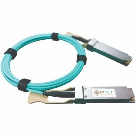 ENET Cisco Compatible QSFP-100G-AOC10M TAA Compliant Functionally Identical 100GBASE-AOC QSFP28 Active Optical Cable 10m