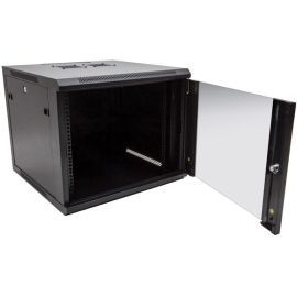 9U WALL MOUNT CABINET 600MM X 600MM (WXD) WITH GLASS DOOR