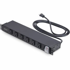 12-OUTLET RACKMOUNT PDU 1U SERVER POWER STRIP - RIGHT-ANGLE