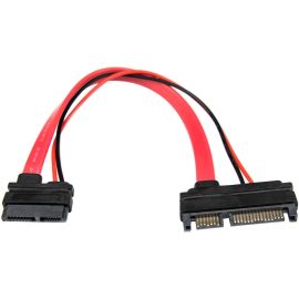 Rocstor Premium 6in Slimline SATA to SATA Adapter with Power - F/M - SATA for Optical Drive, Motherboard - 6