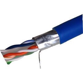 1000FT BLUE CAT6 550MHZ SOLID FTP CABLE
