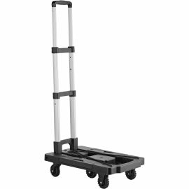 LIGHTWEIGHT AND COMPACT. EASY TO CARRY AND STOW. FOLDS FLAT 19.3IN X 12.6IN X 4.
