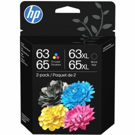 HP 63/65 CLR/XL BLK INK CRTG COMBO 2PK