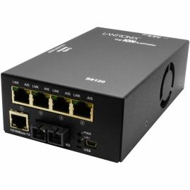 4X T1/E1 ION WITH ETHERNET TO FIBER, SM SC, 20KM