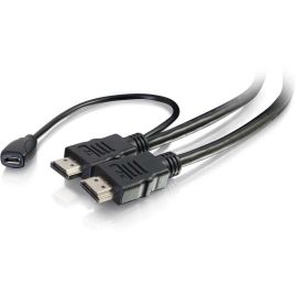HDMI CABLE - HDMI LEFT CONNECTOR - MALE LEFT GENDER - HDMI RIGHT CONNECTOR - MAL