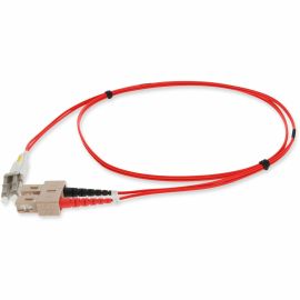 3M SC/LC M/M RED OM4 DUPLEX OFNP-PLENUM FIBER PATCH CABLE