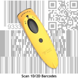 Socket Mobile SocketScan S740, Universal Barcode Scanner, Yellow & Charging Stand