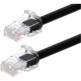 MONOPRICE CAT6A 50FT BLACK COMPONENT LEVEL PATCH CABLE_ UTP_ 24AWG_ 500MHZ_ PURE