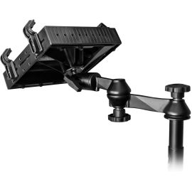 NO-DRILLT LAPTOP MOUNT WITH ADJUST-A-POLET FOR THE DODGE RAM 1500-5500