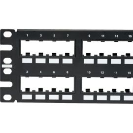 48PT FLUSH MOUNT PATCH PANEL W/ VER