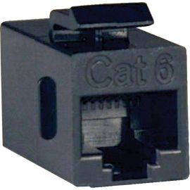 CAT6 STRAIGHT THROUGH COUPLER MODULAR SNAP-IN IN-LINE RJ45 F/F