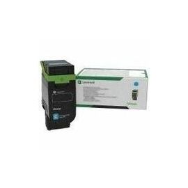 Lexmark Original Extra High Yield Laser Toner Cartridge - Return Program - Cyan - 1 Pack