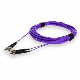 ST M/M PATCH CBL 3M PURPLE OS2 RISER FIBER