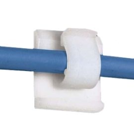 CORD CLIP ADHESIVE 0.62IN BDL BLK PK100