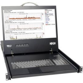 Tripp Lite by Eaton NetCommander 16-Port Cat5 1U Rack-Mount Console KVM Switch with 19-in. LCD