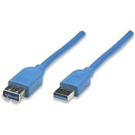 SUPERSPEED USB EXTENSION CABLE A MALE / A FEMALE, 2 M, BLUE