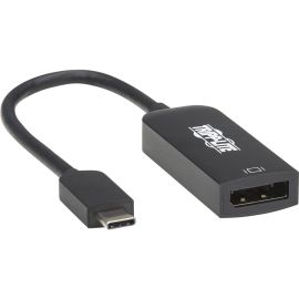 Tripp Lite by Eaton USB-C to DisplayPort Active Adapter Cable with Equalizer (M/F) UHD 8K HDR DP 1.4 Black 6 in. (15.2 cm)
