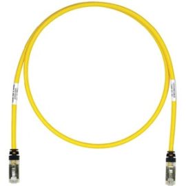 10FT COP PATCH CORD CAT6A YLW SFTP CBL