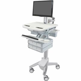 Ergotron StyleView Cart with LCD Pivot, 6 Drawers