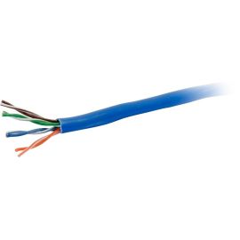 C2G 1000ft Cat6 Cable - Unshielded (UTP) Ethernet Cable - Bulk Cat6 Cable with Solid Conductors - CMR Rated - Blue
