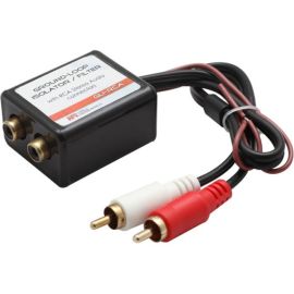 STEREO AUDIO GROUND-LOOP ISOLATOR & FILTER WITH RCA CONNECTORS