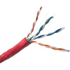 1000FT RED CAT6 550MHZ STRANDED UTP CABL