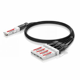 200GBASE-CR8 QSFP-DD TO 2 X 100GBASE-CR4 QSFP TWINAX COPPER CABLE ARISTA COMPATI