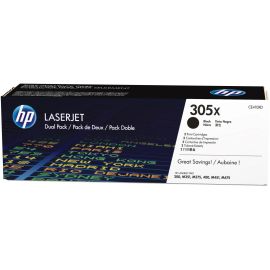 2PK 305X BLACK TONER CARTRIDGE FOR CE410X LASERJET