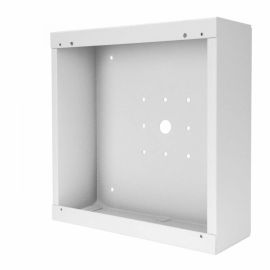 VANDAL RESISTANT,SQUARE,SURFACE MOUNT ENCLOSURE,4IN DEEP,WHITE POWDER COAT FINIS