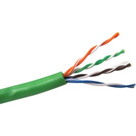 1000FT GREEN CAT5E 350MHZ SOLID UTP  CMR