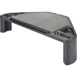 CORNER MONITOR/LAPTOP STAND WITH SMART DEVICE SLOT