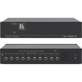 THE VA-102P12 IS A 10-OUTPUT POWER SUPPLY THAT POWERS 12V DC POWERED DEVICES. TH