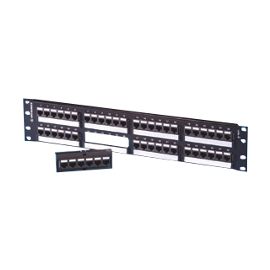 48PORTCAT6 TECHCHOICEFLAT 2RU PANEL