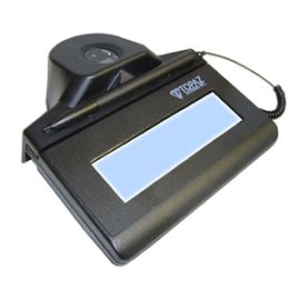 TOPAZ IDGEM LCD 1X5 SIGNATURE PAD AND FINGERPRINT SCANNER - LCD DISPLAY FOR CUST