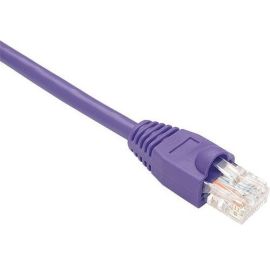 UNC CAT6 PATCH CABLE, 06 FT PURPLE WITH SHIELDED AND BOOTED. HIGH-PERFORMANCE CA