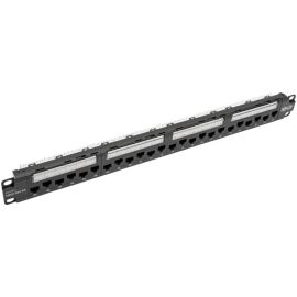 Tripp Lite by Eaton 24-Port 1U Rack-Mount Cat6a 110 Patch Panel with Cable Management Bar 110 Punchdown RJ45 TAA