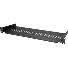StarTech.com 1U Vented Server Rack Cabinet Shelf - Fixed 7in Deep Cantilever Rackmount Tray for 19