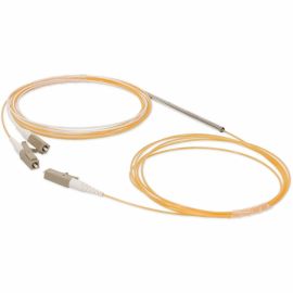 ADDON 3M LC (MALE) TO 2XLC (MALE) ORANGE OM2 SIMPLEX FIBER SPLITTER CABLE WITH 5
