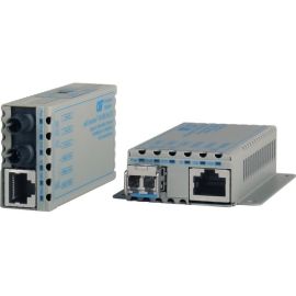 Omnitron Systems 10/100Base-TX to 100Base-X Ethernet Media Converters with PoE Powering