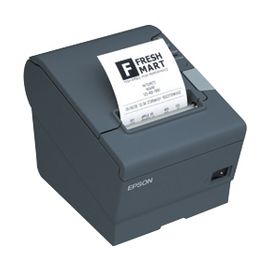Epson TM-T88V Desktop Direct Thermal Printer - Monochrome - Receipt Print - USB - Serial - With Cutter - Dark Gray - 2.83