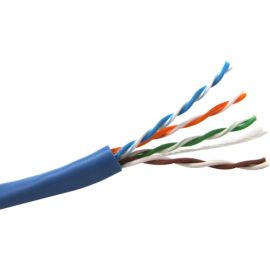 1000FT BLUE CAT5E 350MHZ SOLID UTP  CMR