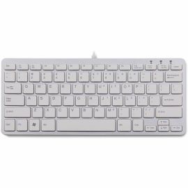 R-GO ERGONOMIC KEYBOARD, COMPACT, QWERTY (US), WHITE, WIRED